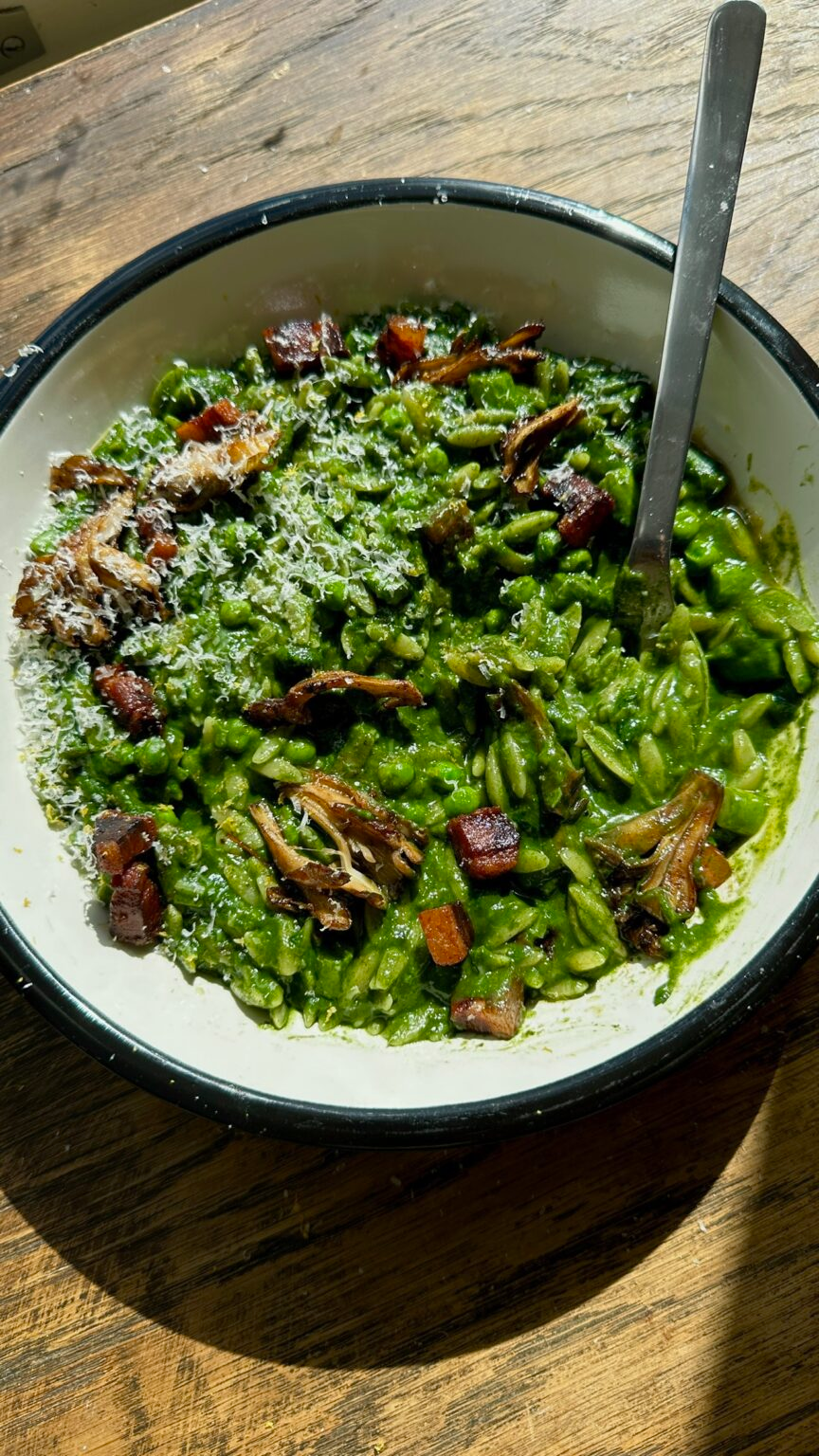 Spring Green Orzo